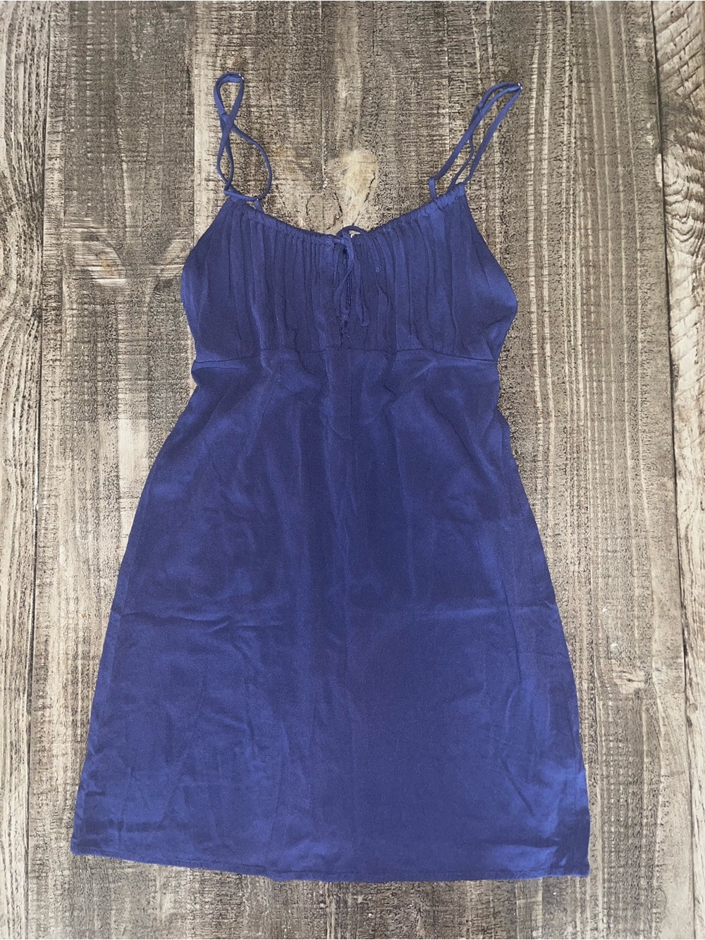Forever 21 Royal Blue Spaghetti Strap Slip Dress